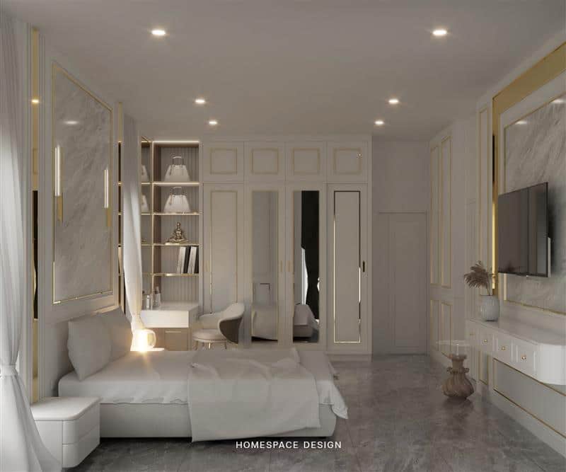 รับบิ้วอิน ตกแต่งภายในงานตู้เสื้อผ้า Walk in Closet - HOME SPACE